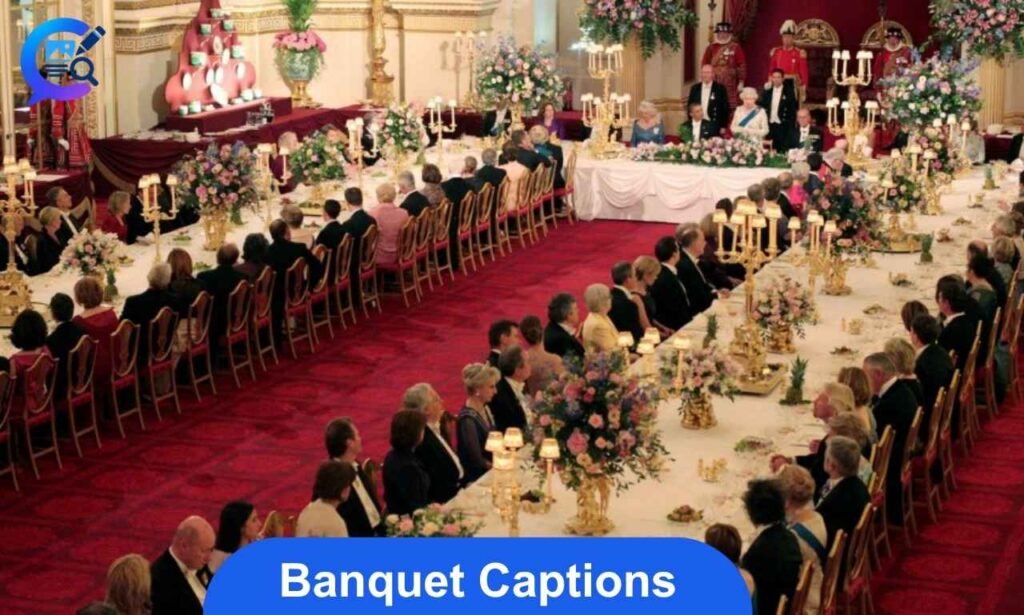 Banquet captions for elegant dinner and celebration photos