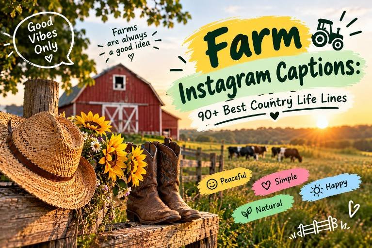 Farm Instagram Captions