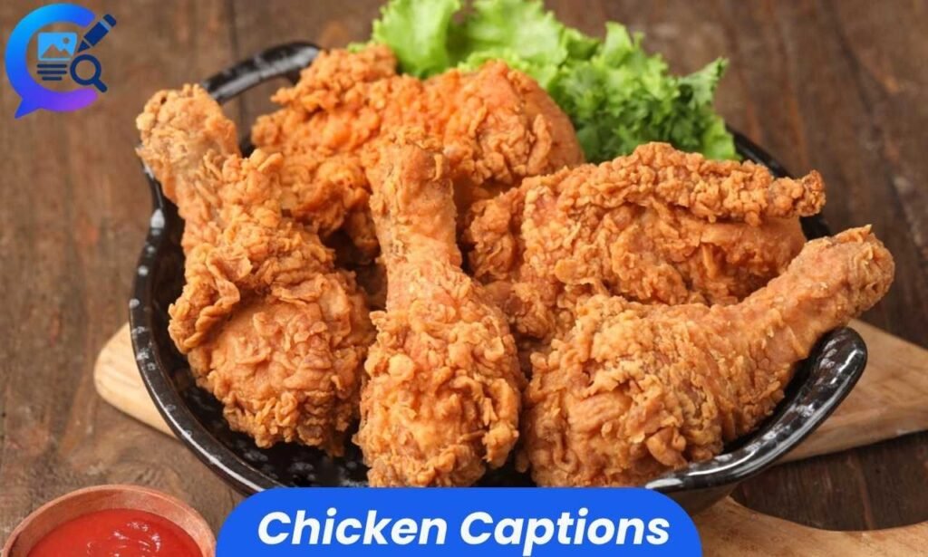 Delicious chicken dish with a fun caption idea for social media