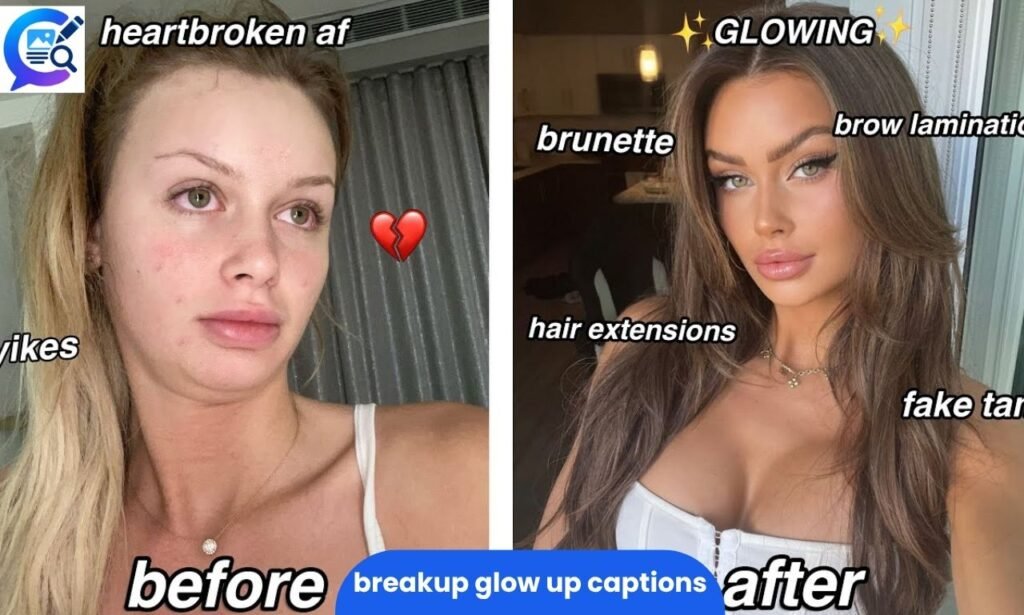 Breakup glow up captions for confidence, self-love, and moving on