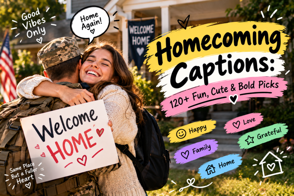 homecoming captions