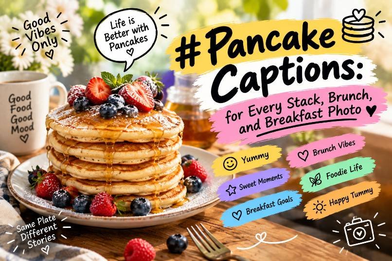 Pancake Captions for Every Stack, Brunch, and Breakfast Photo