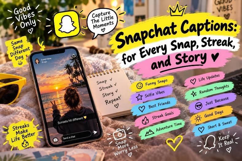 Snapchat Captions for Every Snap, Streak, and Story
