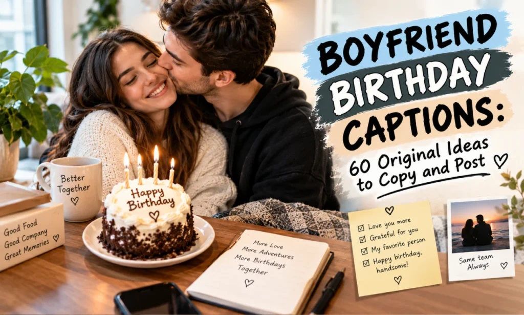 boyfriend birthday captions