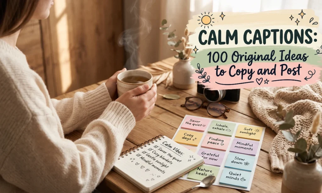 calm captions