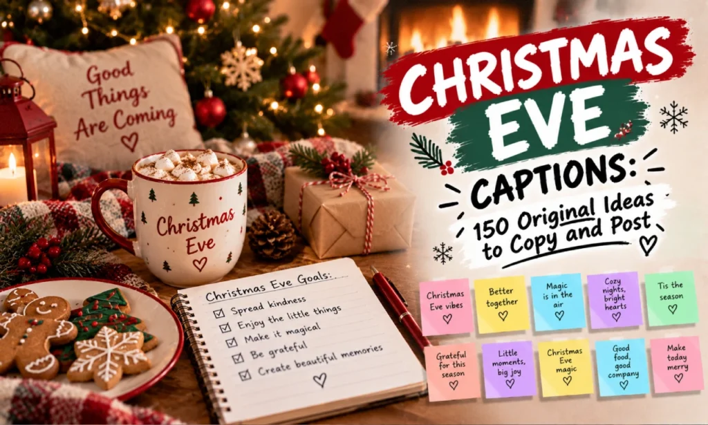 christmas eve captions