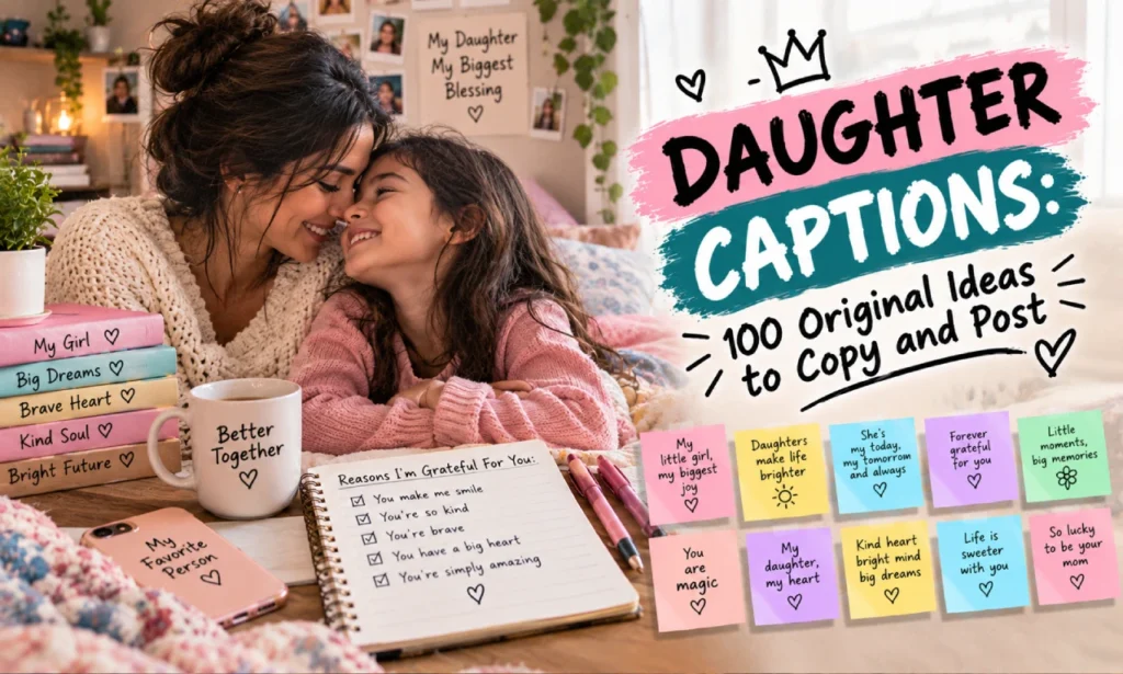 daughter captions