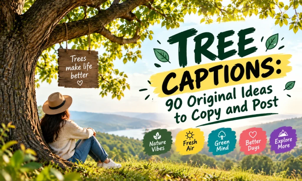 tree captions