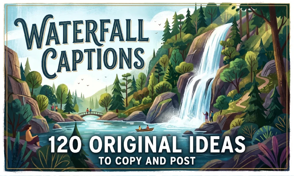 waterfall captions