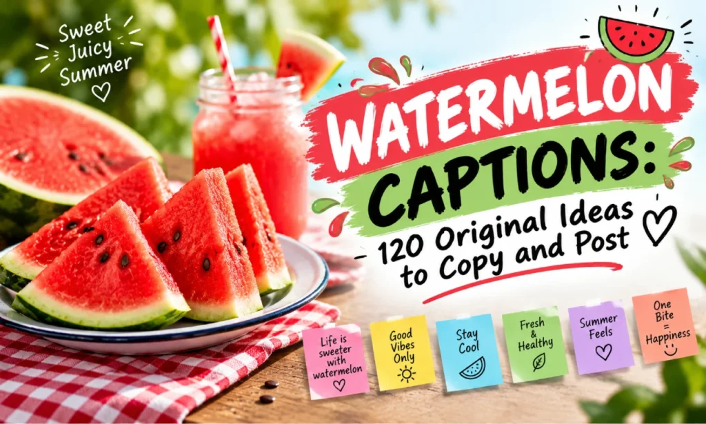 watermelon captions